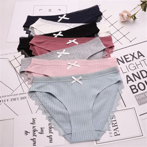 Spandcity Japan Style Sweet Girl Cotton Seamless Underwear Women Soft Breathable Physiological