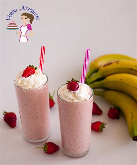 This Strawberry Banana Milkshake Is An Absolute Treat Any Time Of The