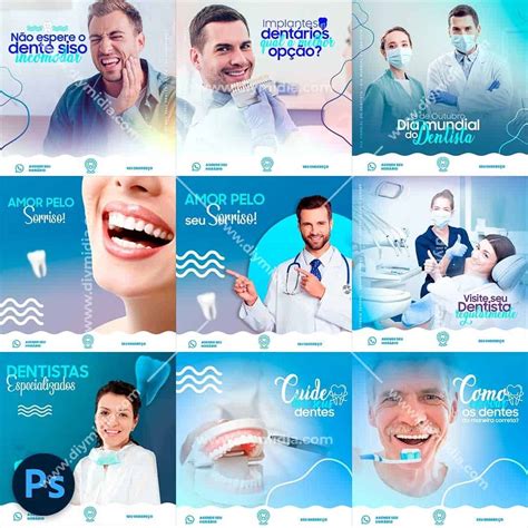 Dentista Odontologia Pack Edit Vel V Psd Premium