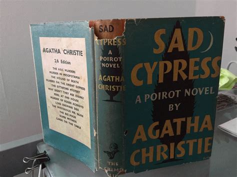 Sad Cypress. Signed inlaid card. by Agatha Christie. Signed copy - Signed First Edition - 1940 