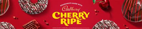 Krispy Kreme X Cadbury® Cherry Ripe® New Doughnut Range