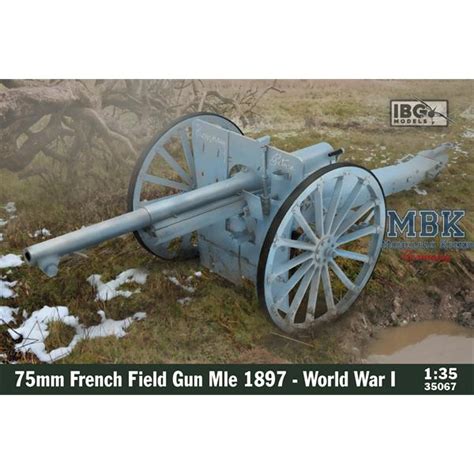 75mm French Field Gun Mle 1897 Ww1