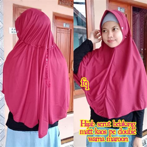 jual hijab sekolah hijab serut belakang anak tk shopee indonesia