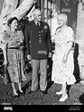 General and Mrs Omar Bradley in Palm Beach, Florida, ca 1950 Stock ...