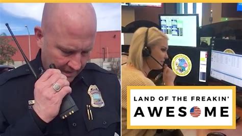 dispatcher daughter takes cop father s final sign off call youtube