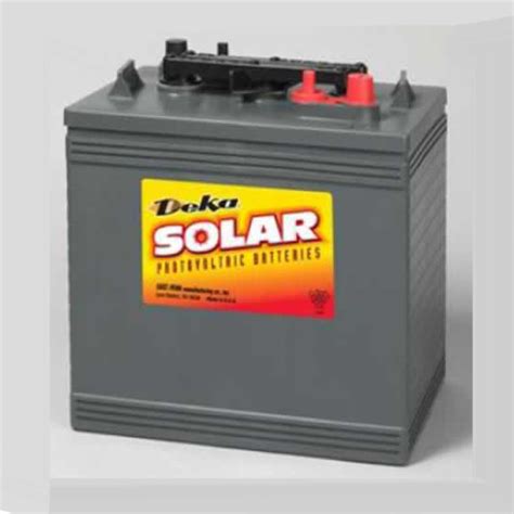 Deka Solar Gc15dt Deka Deep Cycle Flooded Battery 6v 239 Ahc100 Hr