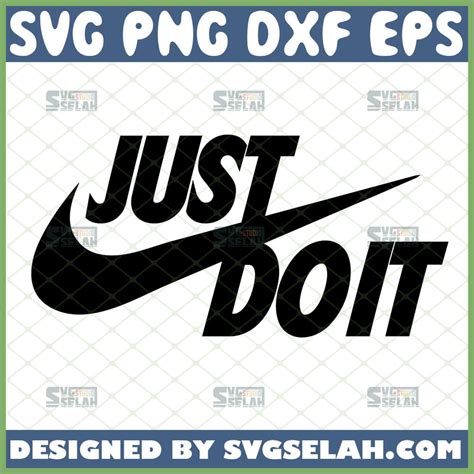 Dripping Nike Drip Just Do It SVG Silhouette Cameo Cricut Cut File