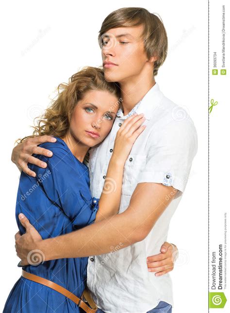 Young Couple Hugging Each Other Stock Images Image 36093734