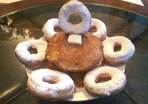 Septembers Featured Recipe Powdered Donut Pancake Surprise Powdered