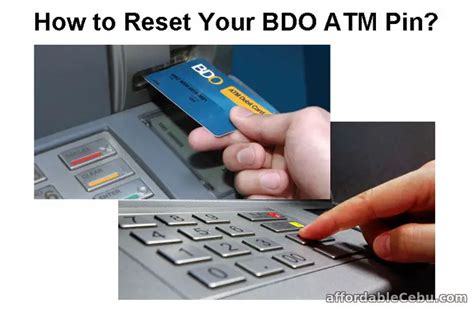 How To Reset Your Bdo Atm Pin Banking 30537