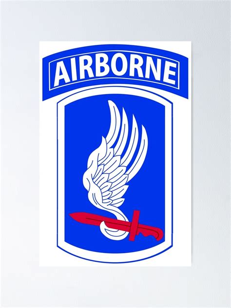 173rd Airborne Brigade Poster For Sale By Militaryvetshop Redbubble