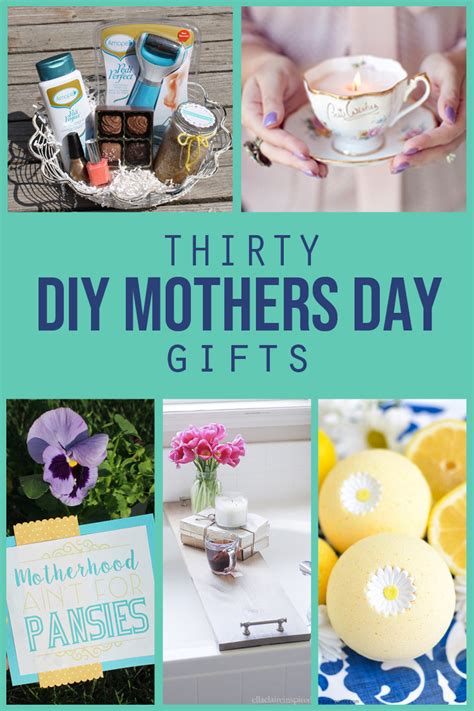 Try making one of these 45 inexpensive but awesome cheap diy mother's day gift ideas. Thirty DIY Mothers Day Gifts - thecraftpatchblog.com