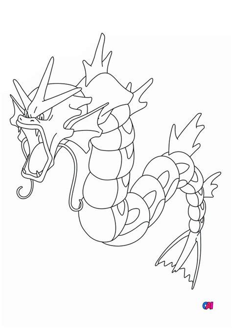 Coloriage Pokemon Leviator Imprimer Berkuih X