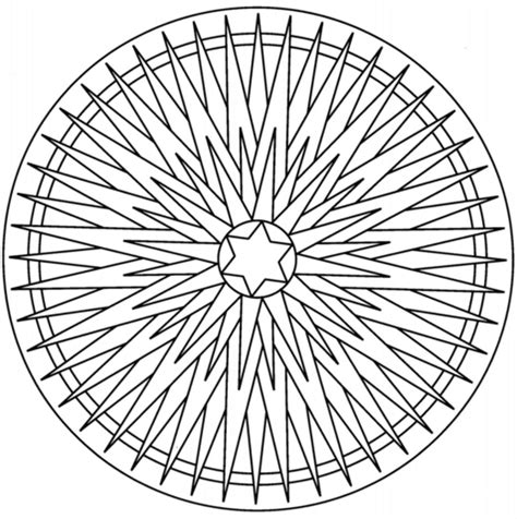 Download and print these moon and stars printable coloring pages for free. Star Mandala coloring page | Free Printable Coloring Pages