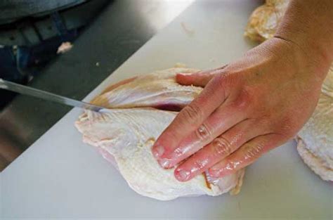 A keel is the center of a chicken breast. How to Cut Up a Whole Chicken | Mother Earth News