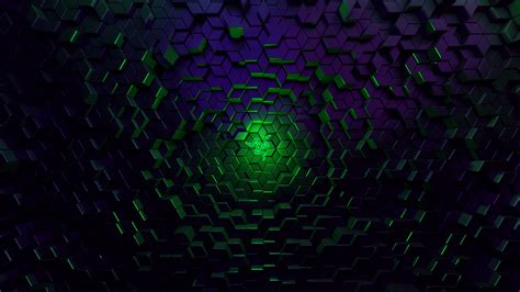 Razer Logo Glowing 4k Computer Wallpaper