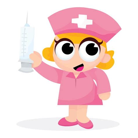 Cartoon Nurse With A Syringe Stock Vector Image By ©kchungtw 18504481