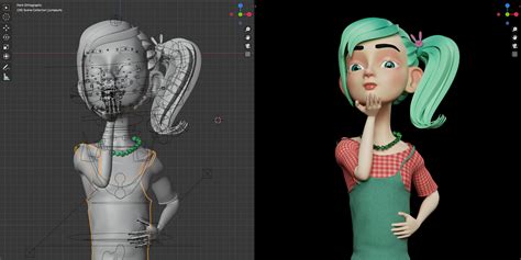3d Store Zbrush And Blender Character Models Download Rigged