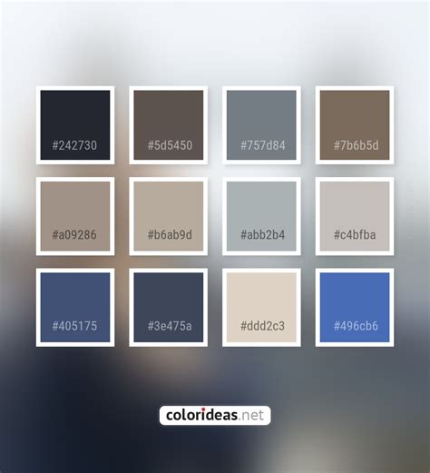 Charade Dark Gray Smoked B6ab9d Nomad Color Palette Color Palette Ideas