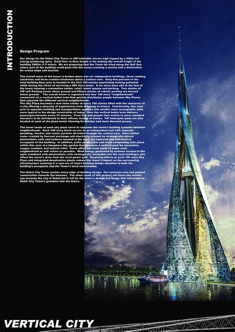 Vertical City Dubai Architecture Corner