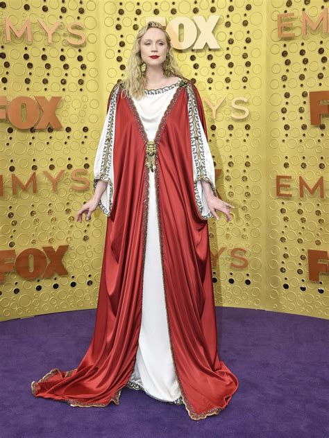 Gwendoline Christie At The Emmy 2019 Red Carpet Photos At Movienco