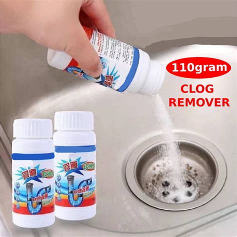 clog remover drain pipe basin cleaner clogged drainage remover powder