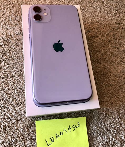 Apple Iphone 11 Unlocked Purple 128gb A2111 Luao70565 Swappa