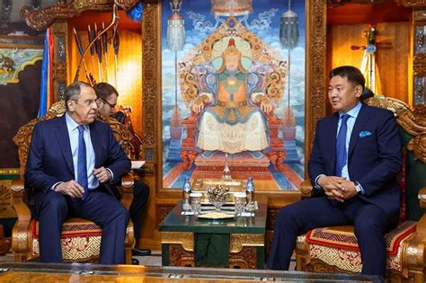 Russia Foreign Minister Visits Mongolia In Drive For Support Fifa