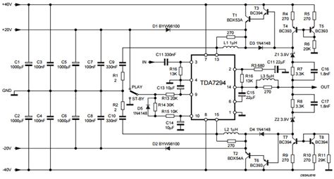 Subwoofer amplifier circuit diagram tda7294 subwoofer amplifier tda7294 amplifier circuit diagram pcb how to make turbo bass for amplifier circuit diagram tda7294 amplifier search easyeda buy diy tda7294 100w subwoofer amplifier board kit in stock wrg 3813 subwoofer amplifier circuit diagrams download. Tda7294 Stereo Amplifier Circuit Diagram - Circuit Diagram ...