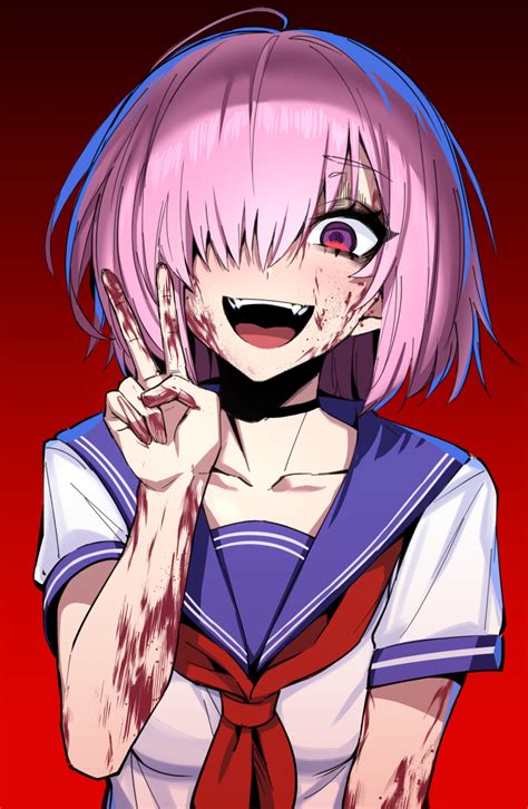 Cute Blood Stained Smile Daily Yandere 72 Ryandere