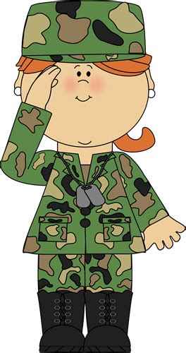 Military Girl Saluting Clip Art Military Girl Saluting Image