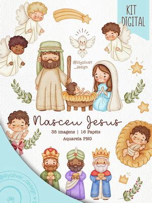 Arquivo Topo De Bolo Jesus Nasceu Compre Produtos Personalizados No Elo7