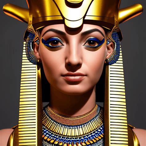 Beautiful Egyptian Princess Warrior Portrait Superresolution Cinematic