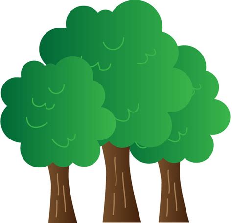 Green Trees Vector Plant Free Vector Free Download