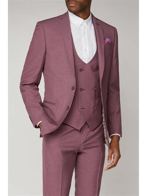 Antique Rogue Mens Purple Slim Fit Suit Suit Direct