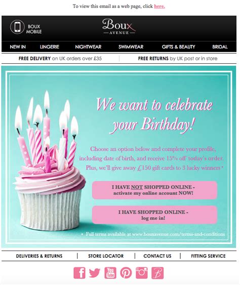 Birthday ecards with auto scheduling email inbox or web. Email marketing lifecycle programmes: birthday campaigns ...