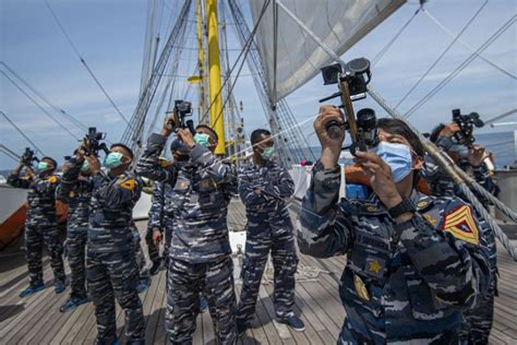 Navigasi Astronomi Taruna Aal Di Kri Bima Suci ANTARA Foto