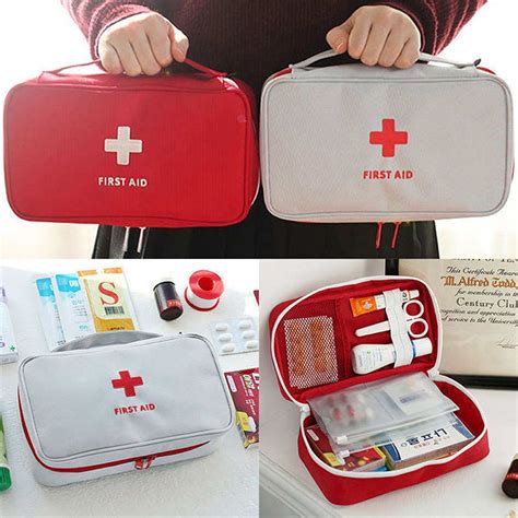Empty Large First Aid Kit Emergency Medical Box Portable Travel Outdoor