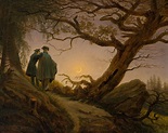 Caspar David Friedrich | Two Men Contemplating the Moon | The ...