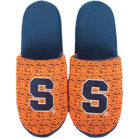 Mens Syracuse Orange Knit Slide Slippers Slide Slippers Slippers