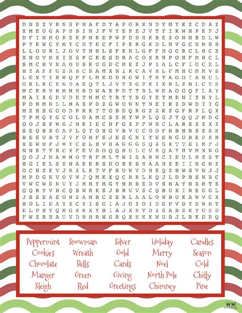 Best Hard Christmas Word Search Printable Printable Vrogue Co