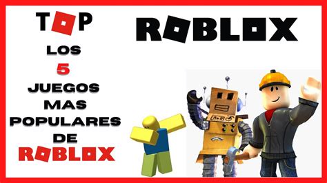 😱 Top Los 5 Mejores Juegos Mas Populares De Roblox 😱 Youtube