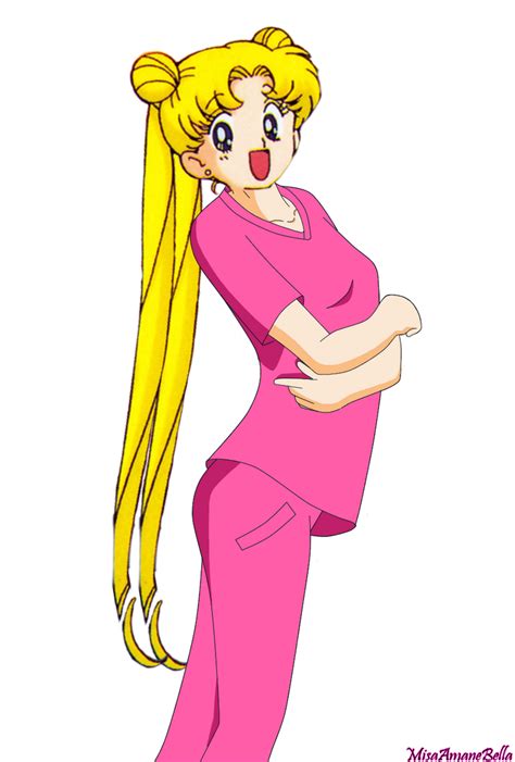 Usagi Tsukino Nurse Doctora Render By Misaamanebella On Deviantart