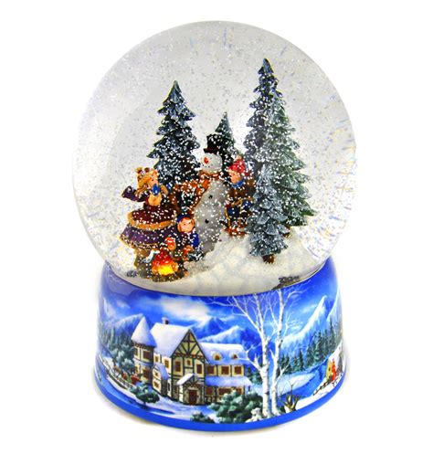 Let It Snow Light Up Musical Christmas Snowstorm Globe