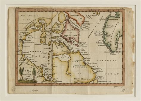 A Map Of Hudsons Bay And Straits 1756 Thomas Jefferys