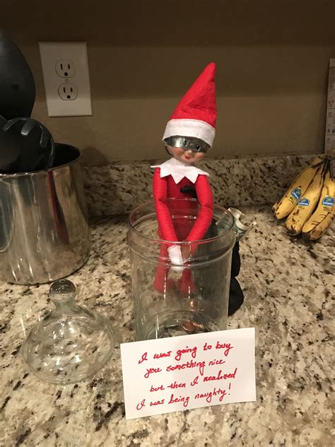 A Shelf Elf On The Shelf Shelves Naughty Elf Shelf Ideas Holiday Decor Home Decor