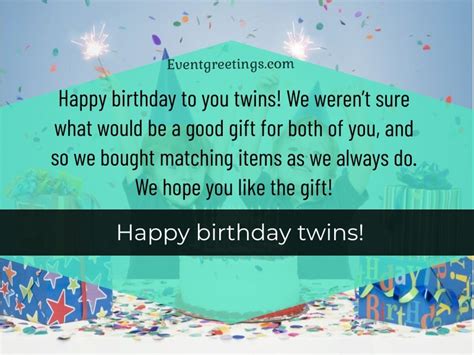 Happy Th Birthday Twins