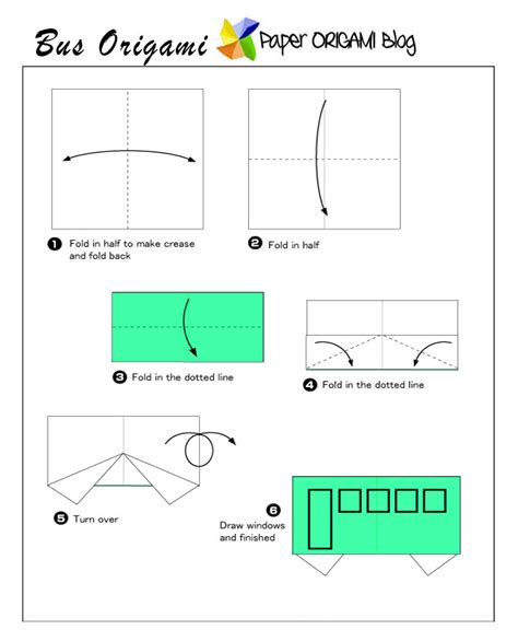 Bus Origami Paper Origami Guide