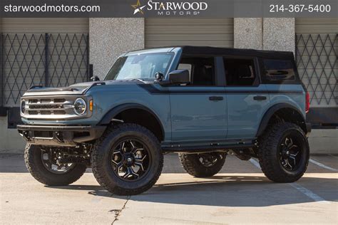 2022 Ford Bronco 37″ Tires 20″ Fuel Wheels Custom Leather Convertible
