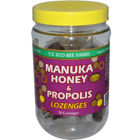 October 2021 ingredients 100% pure new zealand umf10+ manuka honey. Y.S. Eco Bee Farms, Manuka Honey & Propolis Lozenges ...